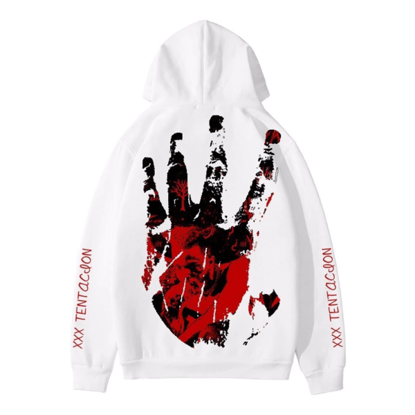 xxxtentaction bad vibes forever hoodie back side