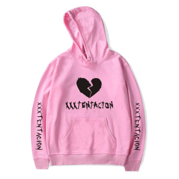 xxxtentacion broken heart fashion hoodie