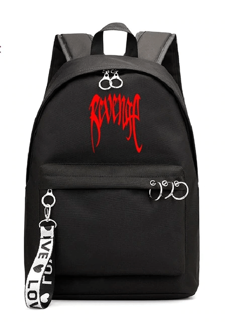Xxxtentacion Apparel Revenge Logo Black Backpack