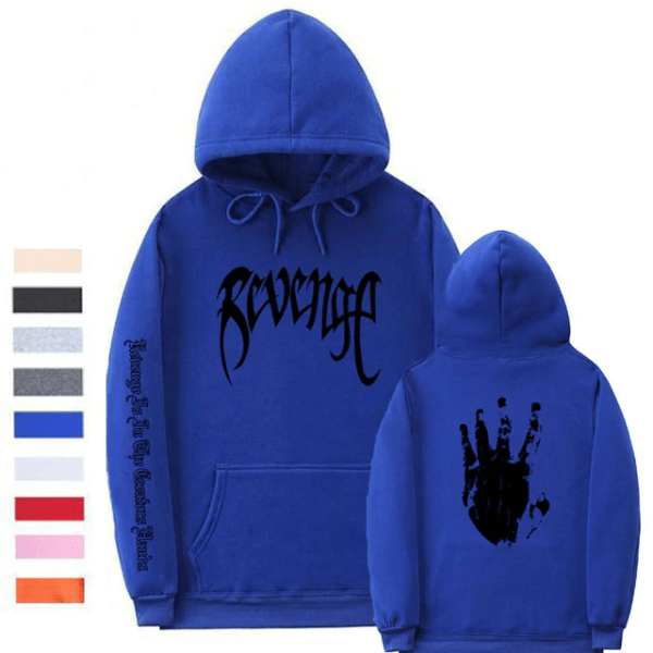 xxxtentacion revenge logo fashion hoodie