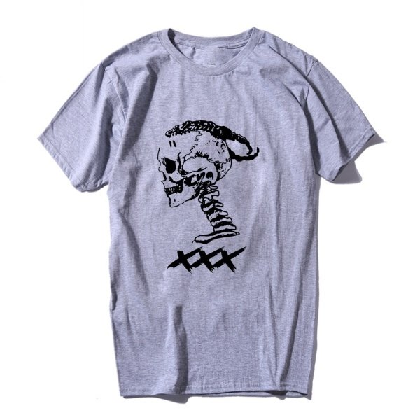 xxxtentacion apparel xxx skull logo t shirt